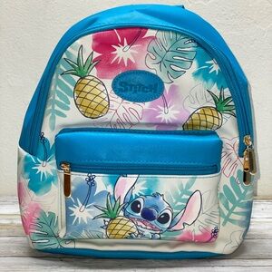 Disney Blue and Pink Stitch Kids Backpack New With Tag